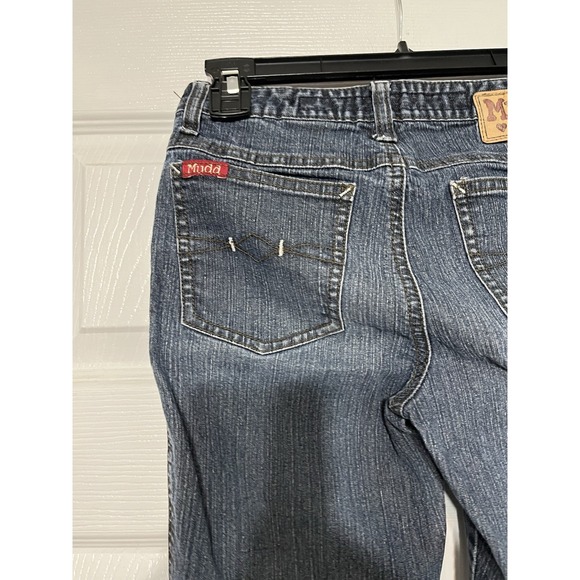 Mudd Denim Jeans Girls Bell Bottom Flares 10 Reg Youth 25x25" - Picture 4 of 6